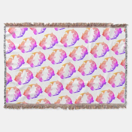 Couverture Poisson rose Aquarelle Poissons (Devant)