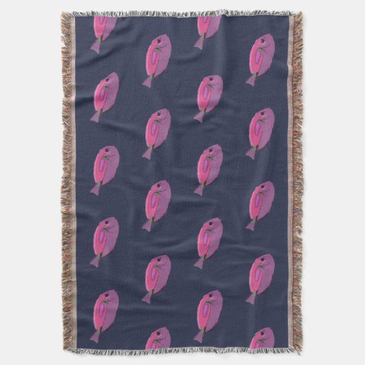 Couverture Poisson Tropical Rose Blanche (devant Vertical)