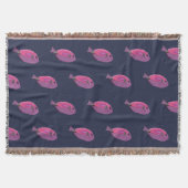 Couverture Poisson Tropical Rose Blanche (Devant)