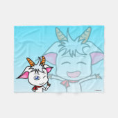 COUVERTURE POLAIRE こかげのやぎ フリースブランケット (Devant (Horizontal))