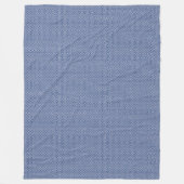 COUVERTURE POLAIRE 藍色の波小紋 (Devant)