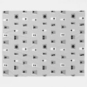 Couverture Polaire 020216 - Gris, blanc et noir sur gris CCCC CCCC (Devant (Horizontal))