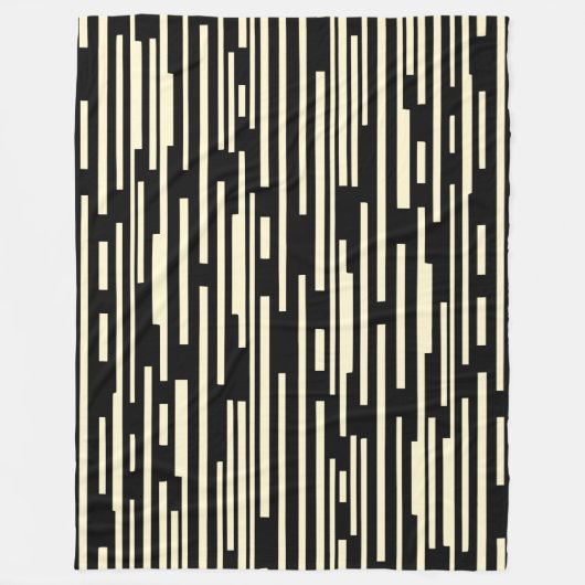 Couverture Polaire 100216 - Noir et crème (Devant)