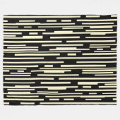 Couverture Polaire 100216 - Noir et crème (Devant (Horizontal))