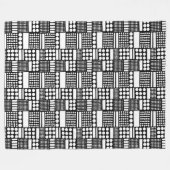 Couverture Polaire 100416 - Blanc sur noir (Devant (Horizontal))