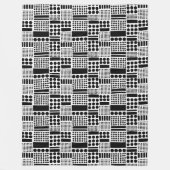 Couverture Polaire 100416 - Noir sur blanc (Devant)