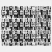 Couverture Polaire 100416 - Noir sur blanc (Devant (Horizontal))