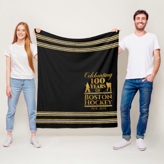 Couverture Polaire 100 Ans De Hockey À Boston (En situation)