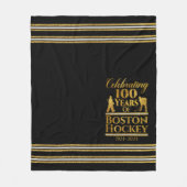 Couverture Polaire 100 Ans De Hockey À Boston (Devant)
