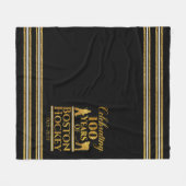 Couverture Polaire 100 Ans De Hockey À Boston (Devant (Horizontal))