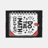 Couverture Polaire 100 Days School Math Equation Do The Math 100 Funn (Devant (Horizontal))