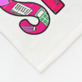 Couverture Polaire 100 Days Smarter Girls Messy Bun Hair 100th Day Of (Coin)