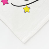 Couverture Polaire 100 Days Smarter Messy Bun 100th Day Of School Gir (Coin)