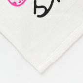 Couverture Polaire 100 Days Smarter Messy Bun Girl 100th Day Of Schoo (Coin)