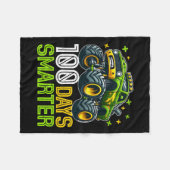 Couverture Polaire 100 Jours Camion Monster Smarter 100 Jours D'École (Devant (Horizontal))