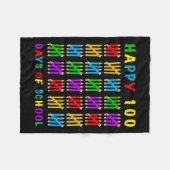 Couverture Polaire 100 Jours D'École (Devant (Horizontal))