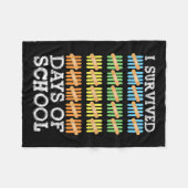 Couverture Polaire 100 Jours D'Enfants Scolaires (Devant (Horizontal))