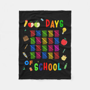 Couverture Polaire 100 Jours D'Enseignant De L'École Premier 100 Jour