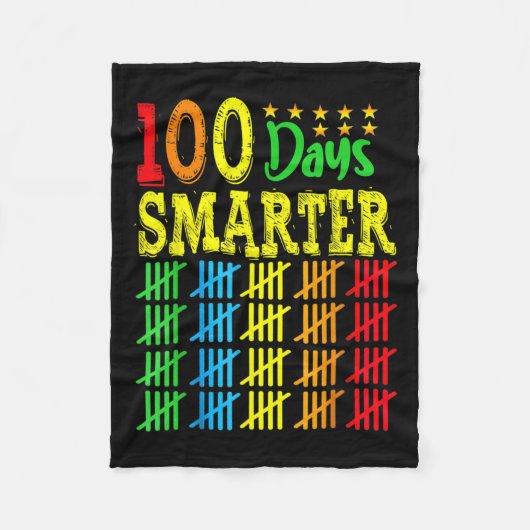 Couverture Polaire 100 jours plus intelligents comptant les marques d (Devant)