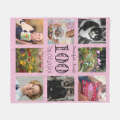 Couverture Polaire 100e anniversaire 100 ans centième centenaire (Devant (Horizontal))