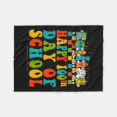 Couverture Polaire 100ème Jour De L'École Enseignant Enfants Super Hi (Devant (Horizontal))