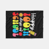 Couverture Polaire 100ème Jour D'Enseignants Scolaires Enfants Enfant (Devant (Horizontal))