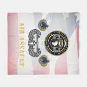 Couverture Polaire 101e division aéroportée Assaut aérien (Devant (Horizontal))