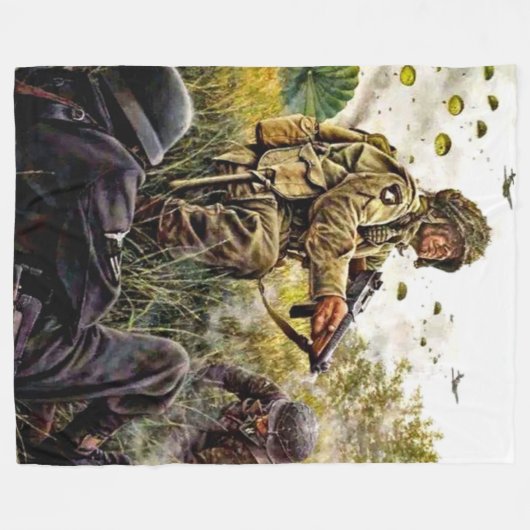 Couverture Polaire 101e PARATROOPER (Devant (Horizontal))