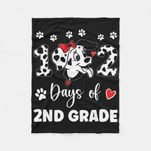 Couverture Polaire 102 jours de chien dalmatien de 2e année 100 jours