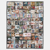 Couverture Polaire 108 Photo Collage unique Personnalisé do-it-yourse (Devant)