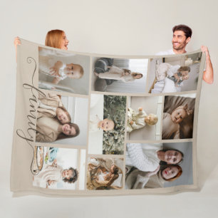 Couverture Polaire 10 Photo collage amis modèle personnalisé