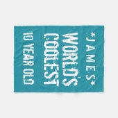 Couverture Polaire 10e anniversaire du G20 Turquoise le plus vieux de (Devant (Horizontal))