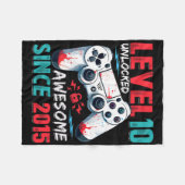 Couverture Polaire 10e anniversaire garçon niveau 10 déverrouillé stu (Devant (Horizontal))