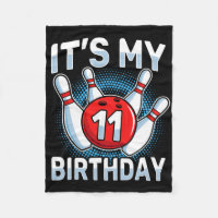 11 Ans Bowling 11e Anniversaire Fête Garçons Fille