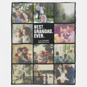 Couverture Polaire 11 photos collage personnalisé (Devant)