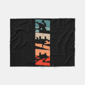 Couverture Polaire 11e anniversaire Retro Bysketbyll 11 ans Boy Gi (Devant (Horizontal))