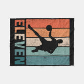 Couverture Polaire 11e anniversaire Retro Bysketbyll Lovers Boys Kids (Devant (Horizontal))