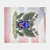 Couverture Polaire 11e division aéroportée Vétérinaire (Devant (Horizontal))