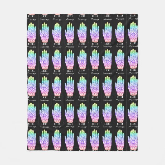 Couverture Polaire 11h11 Massage original (Devant)