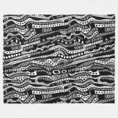 Couverture Polaire 120115 - Noir sur blanc (Devant (Horizontal))
