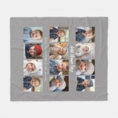 Couverture Polaire 12 Collage photo - gris clair (Devant (Horizontal))