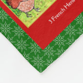 Couverture Polaire 12 jours d'animaux mignons de Noël (Coin)