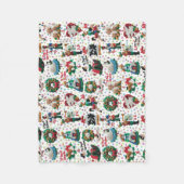 Couverture Polaire 12 Jours de Noël Felt Ornements Felt Felt Enfant (Devant)