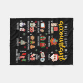 Couverture Polaire 12 Jours D'un Comptable, Fête De Noël, Tshirt Comp (Devant (Horizontal))