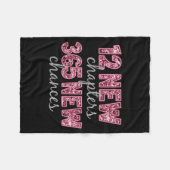 Couverture Polaire 12 New Chapters 365 New Chances Happy New Year Par (Devant (Horizontal))