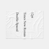 Couverture Polaire 12pt Times New Roman Double Spaced  (Devant (Horizontal))