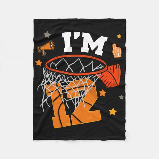 Couverture Polaire 12th Birthday Sketll Boy Twelve Years 12 Yr Old Bd (Devant)