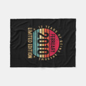 Couverture Polaire 13e Anniversaire Cadeaux Février 2010 Limited (Devant (Horizontal))