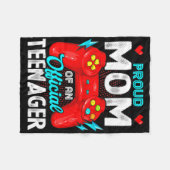 Couverture Polaire 13e anniversaire Fière Maman Officielle Adolescent (Devant (Horizontal))