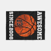 Couverture Polaire 13th Birthday Sketll Lover Gift 13 Years Old Vinta (Devant (Horizontal))